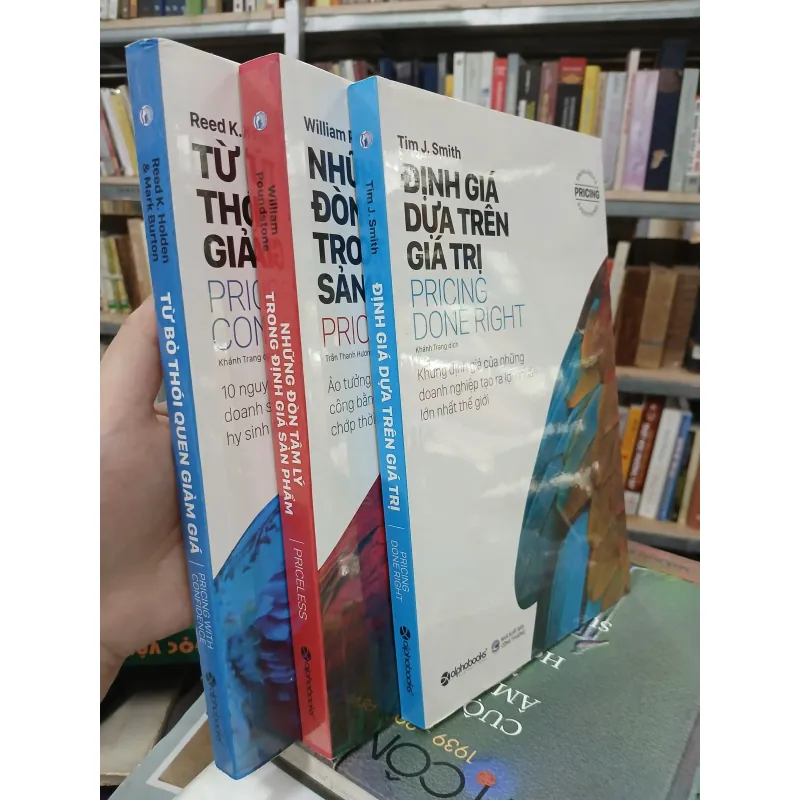 BỘ 3 CUỐN SÁCH VỀ ĐỊNH GIÁ SẢN PHẨM (PRICING EVERYTHING) 745081