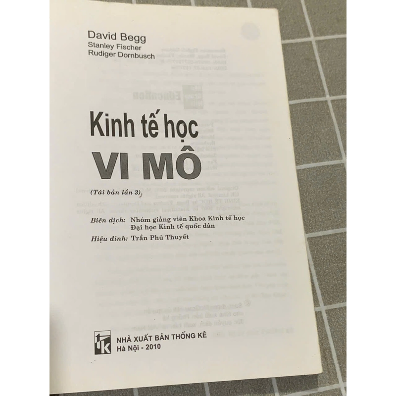 KINH TẾ HỌC VI MÔ -David Begg Stanley Fischer Rudiger Dornbusch 545133