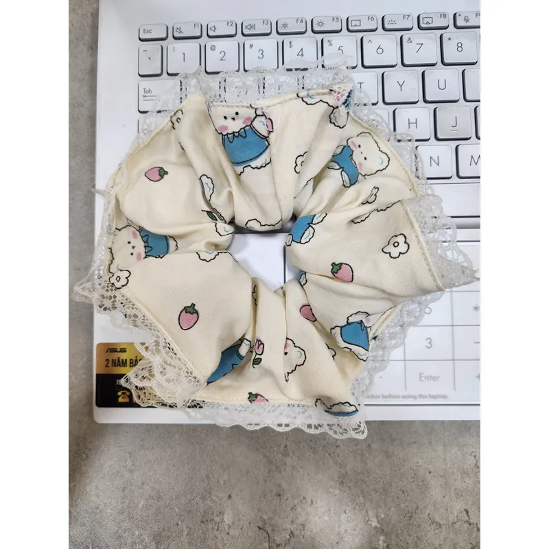 Cột tóc gấu xanh 726687