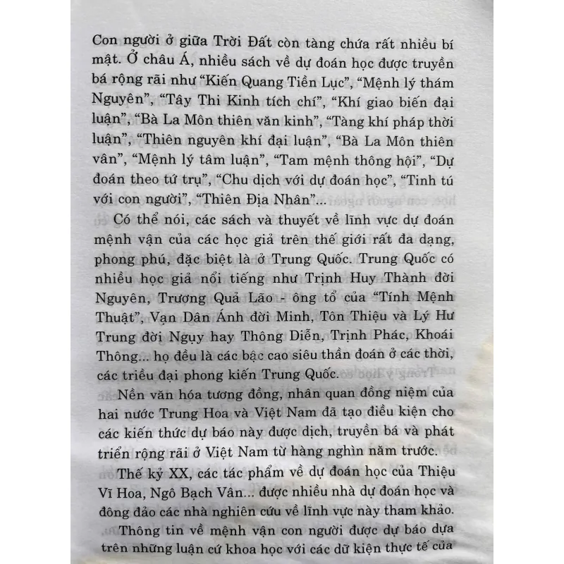 THỜI SINH DỰ ĐOÁN TƯƠNG LAI VÀ CÁCH HÓA GIẢI 759817