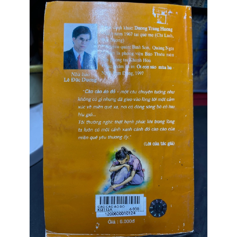 Cào cào áo đỏ 2006 mới 60% ố bẩn nhẹ rách bìa cong ẩm nhẹ Lê Đức Dương HPB0906 SÁCH VĂN HỌC 458915