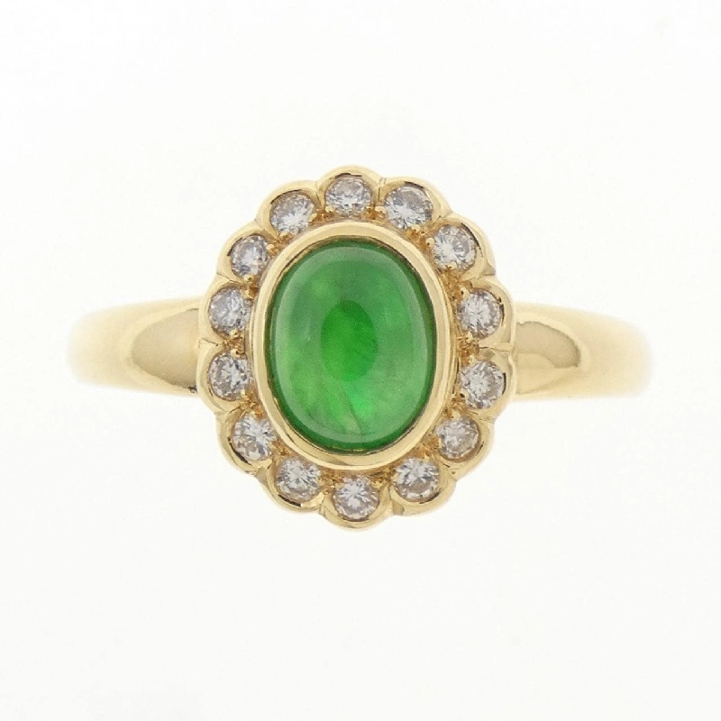 Nhẫn Ngọc Bích 750YG - Hàng hiệu Chính hãng 848584