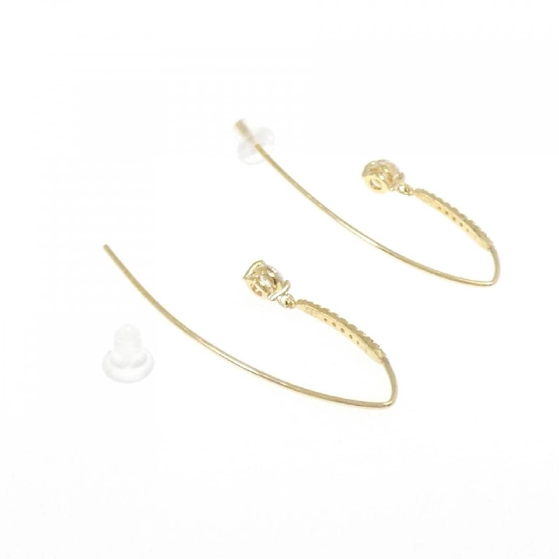 K18YG Bông tai kim cương 0.42CT - Hàng hiệu Chính hãng 871943