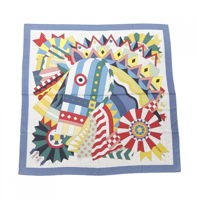 HERMES CHEVAL DE FETE H243748S Khăn choàng - Hàng hiệu Chính hãng 837997