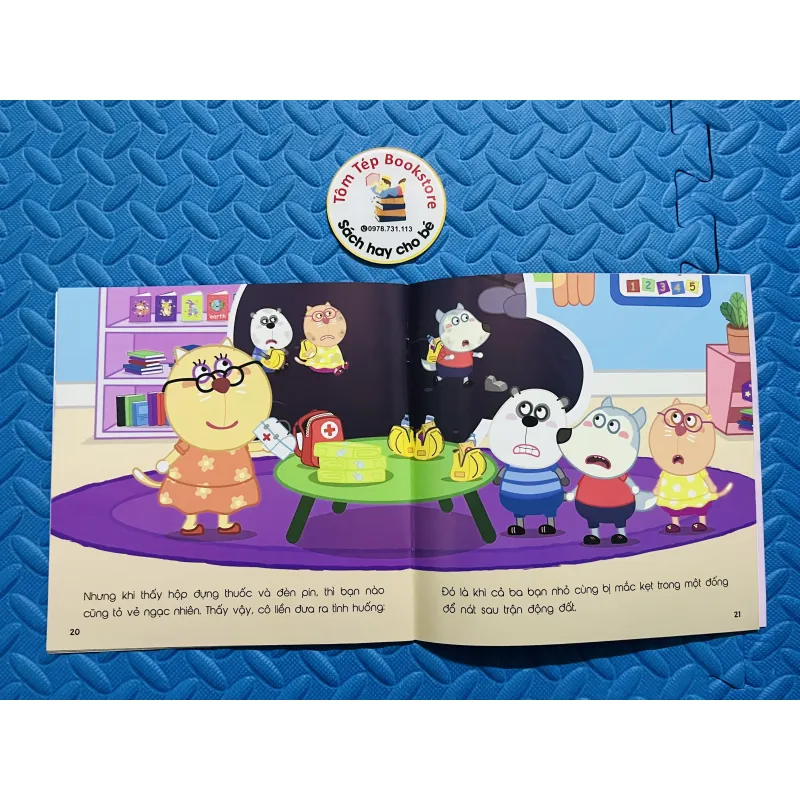Cùng Wolfoo rèn kỹ năng an toàn 5 quyển 786957