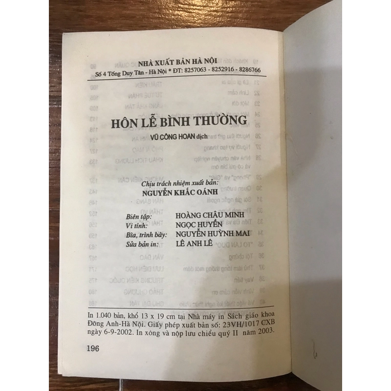 Hôn lễ bình thường - Tập truyện cực ngắn đương đại Trung Quốc (k1) 518368