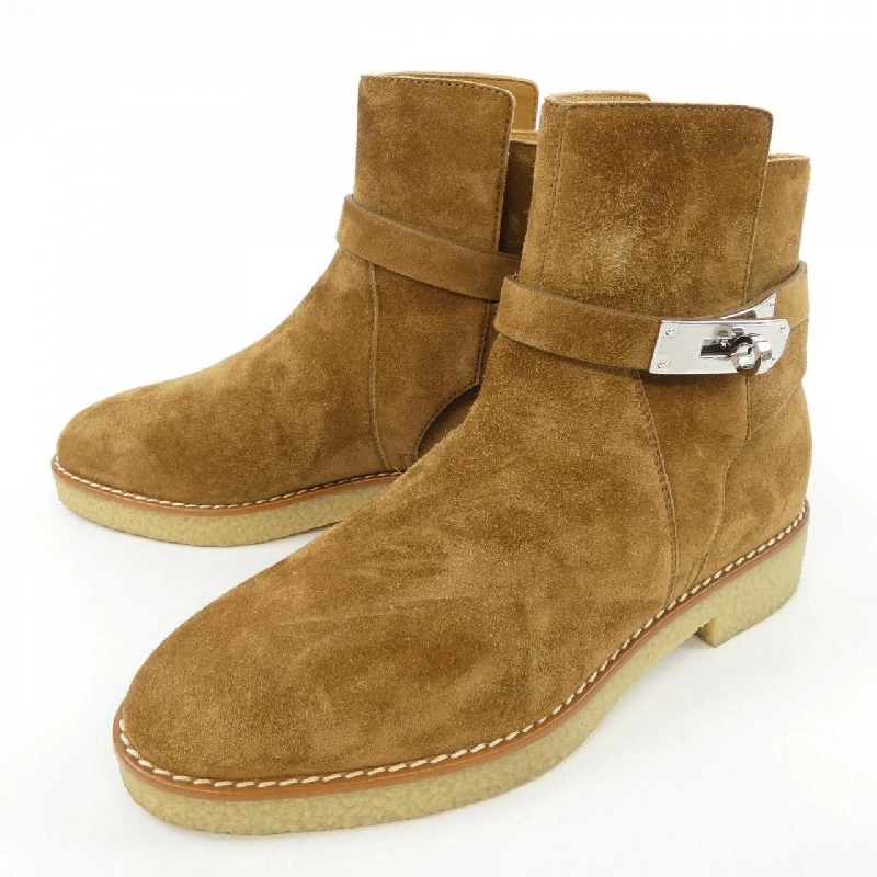 HERMES Elmes Theo dõi Kery Buckle 222086Z Giày boot - Hàng hiệu Chính hãng 829188