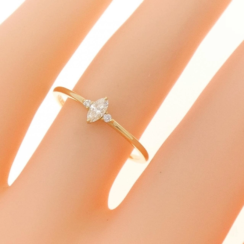 【Sản phẩm mới】Nhẫn kim cương K18YG 0.10CT 669452