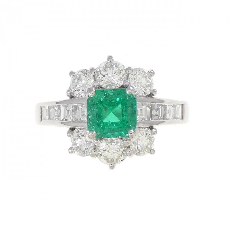 Nhẫn Emerald PT900 0.853CT - Hàng hiệu Chính hãng 853441