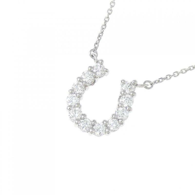 Dây chuyền kim cương PT900/PT850 hình móng ngựa 0.318CT - Hàng hiệu Chính hãng 867546