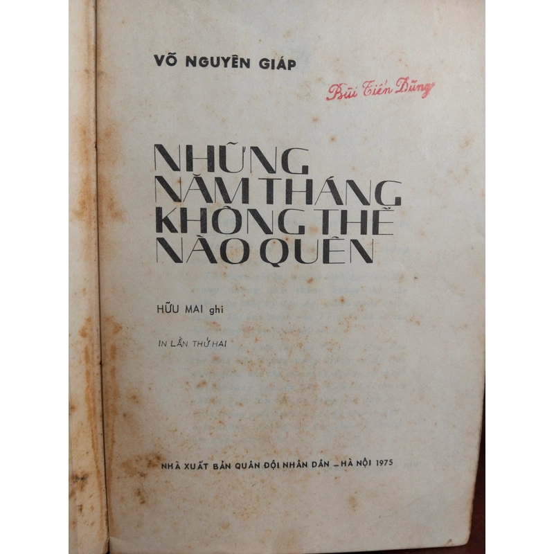 Những năm tháng không thể nào quên - Võ Nguyên Giáp (sách 50 tuổi) 519744