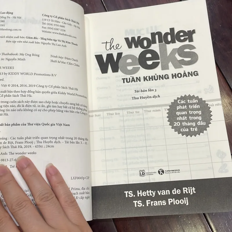  📘 The Wonder Weeks – Tuần Khủng Hoảng TS. Hetty van de Rijt & TS. Frans Plooij nuôi con 1058519