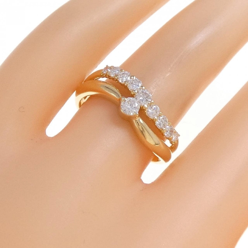 Nhẫn kim cương K18YG 0.50CT 668309