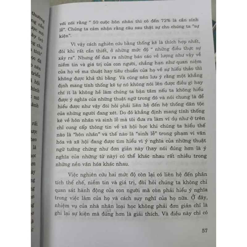 MỘT SỐ VẤN ĐỀ LÝ THUYẾT VÀ PHƯƠNG PHÁP NGHIÊN CỨU NHÂN HỌC 711431