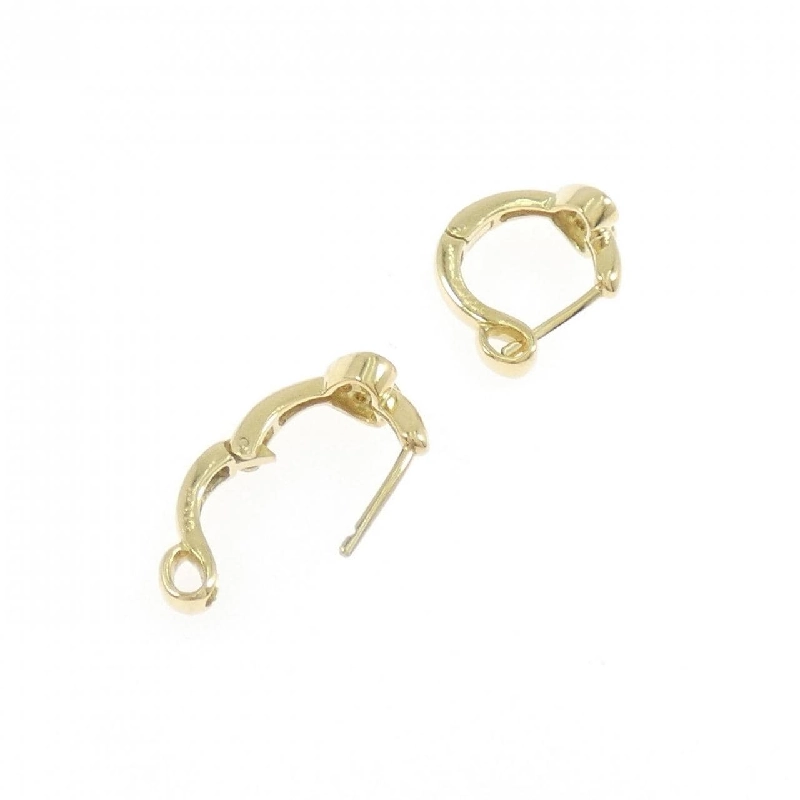 K18YG Bông tai kim cương hình trái tim 0.08CT - Hàng hiệu Chính hãng 865466