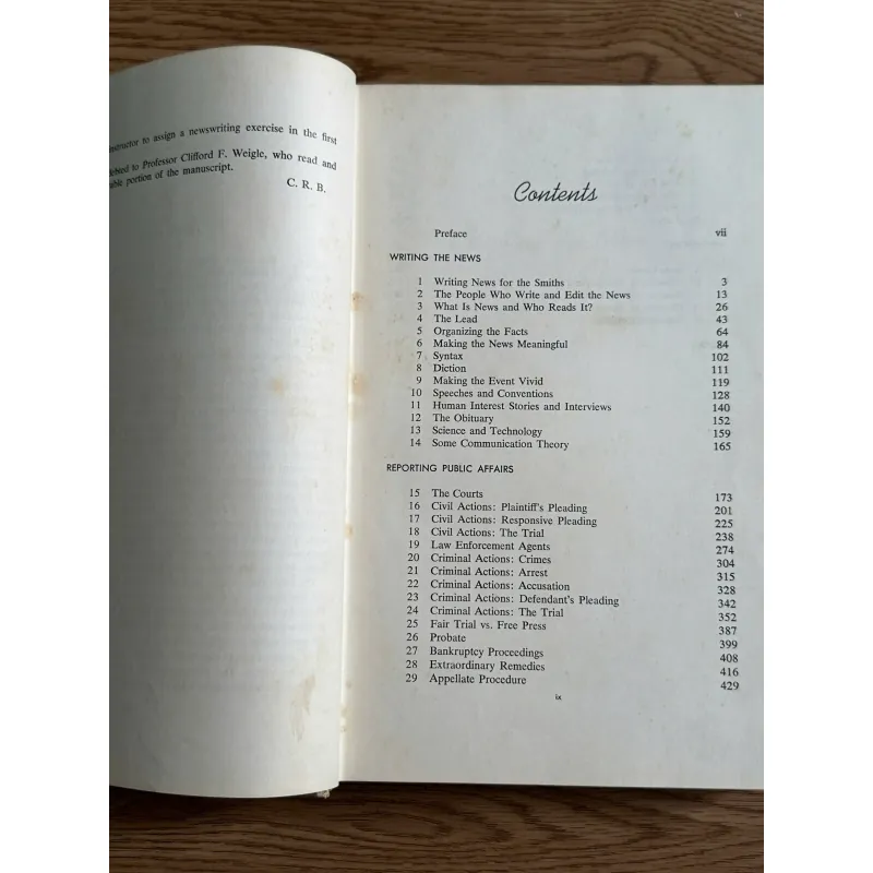 Newswriting and Reporting Public Affairs - Bush 787558