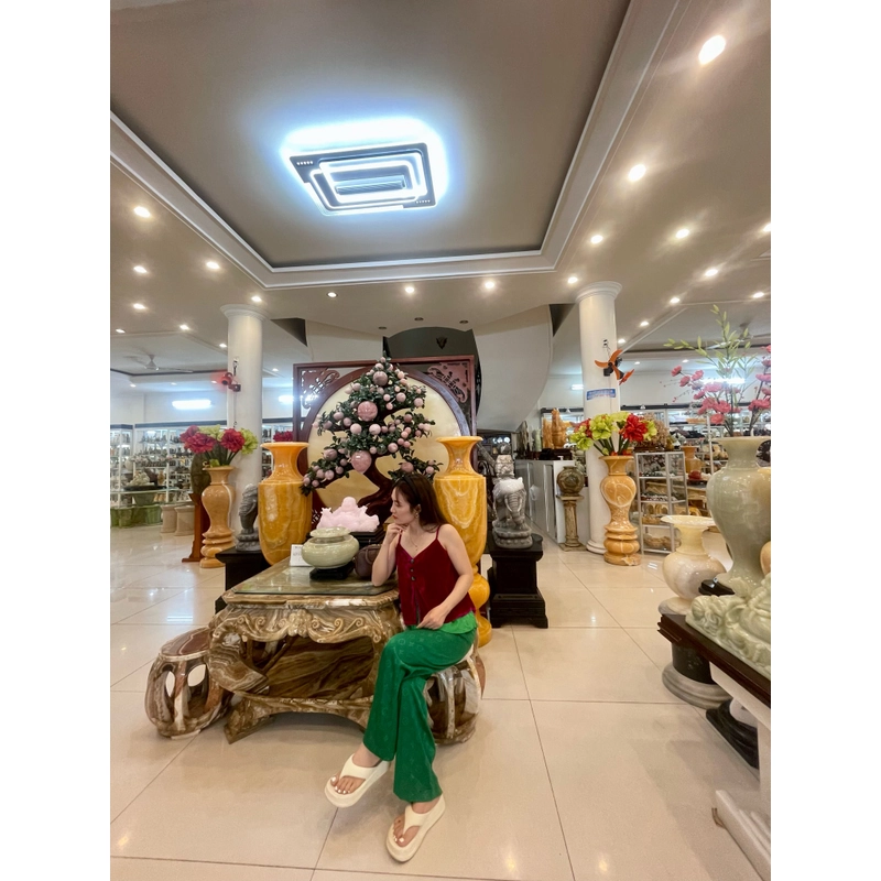 Sét áo nhung the + quần xuông lụa 491415
