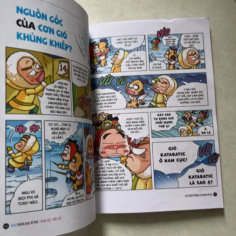 Quiz Khoa học kỳ thú - Bắc Cực Nam Cực 627402