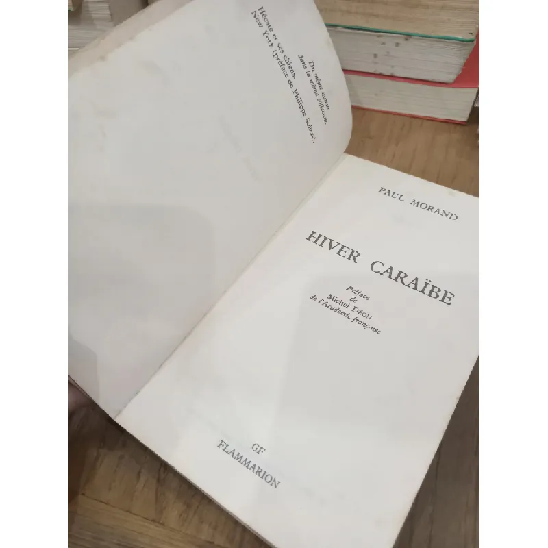 Hiver caraïbe - Paul Morand 711437