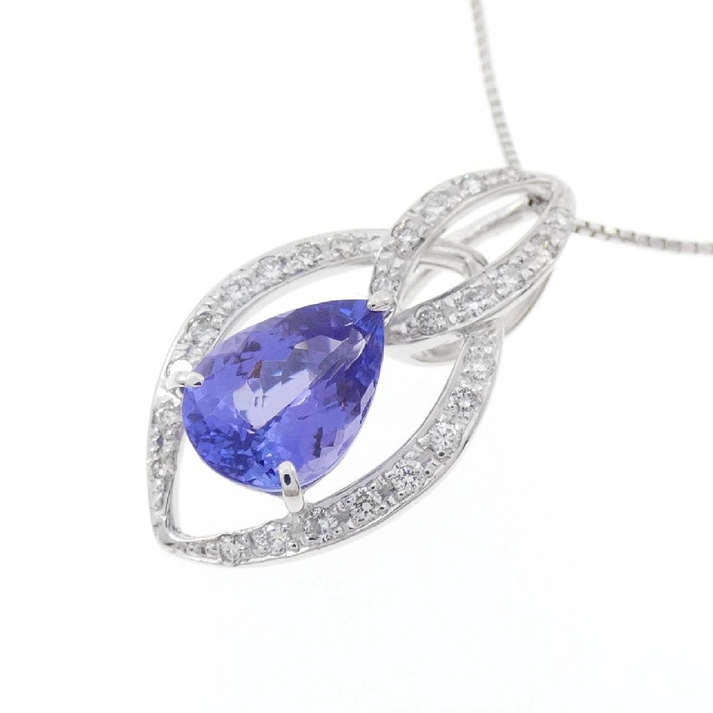 K18WG Đá Tanzanite Dây Chuyền 2.24CT - Hàng hiệu Chính hãng 862492