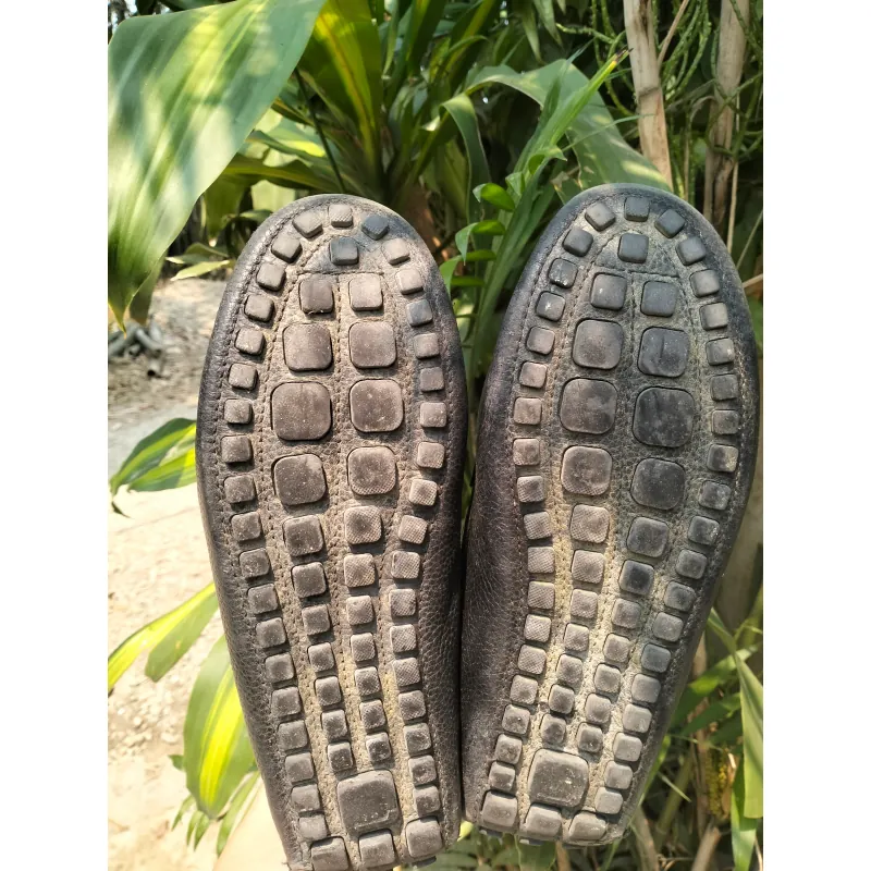Giày lười nam Louis Vuitton hàng hiệu da bê màu đen size 38 995275
