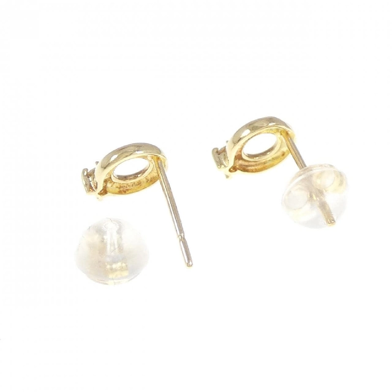 K18YG Bông tai kim cương - Hàng hiệu Authentic 870041