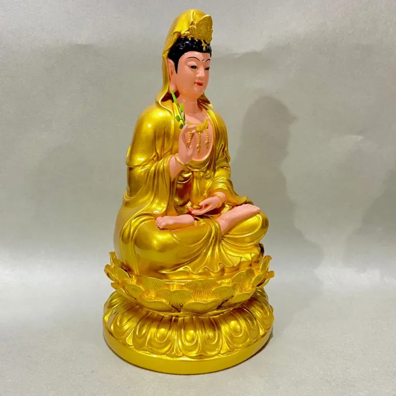 Tượng Phật Quan Thế Âm Bồ Tát Ngồi 30 vàng composite 787164