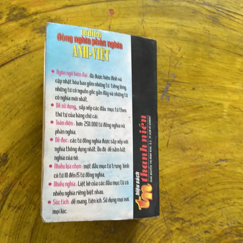 COMBO TỪ ĐIỂN ĐỒNG NGHĨA PHẢN NGHĨA ANH-VIỆT & 3000 ngữ động từ tiếng Anh và cách dùng 962953