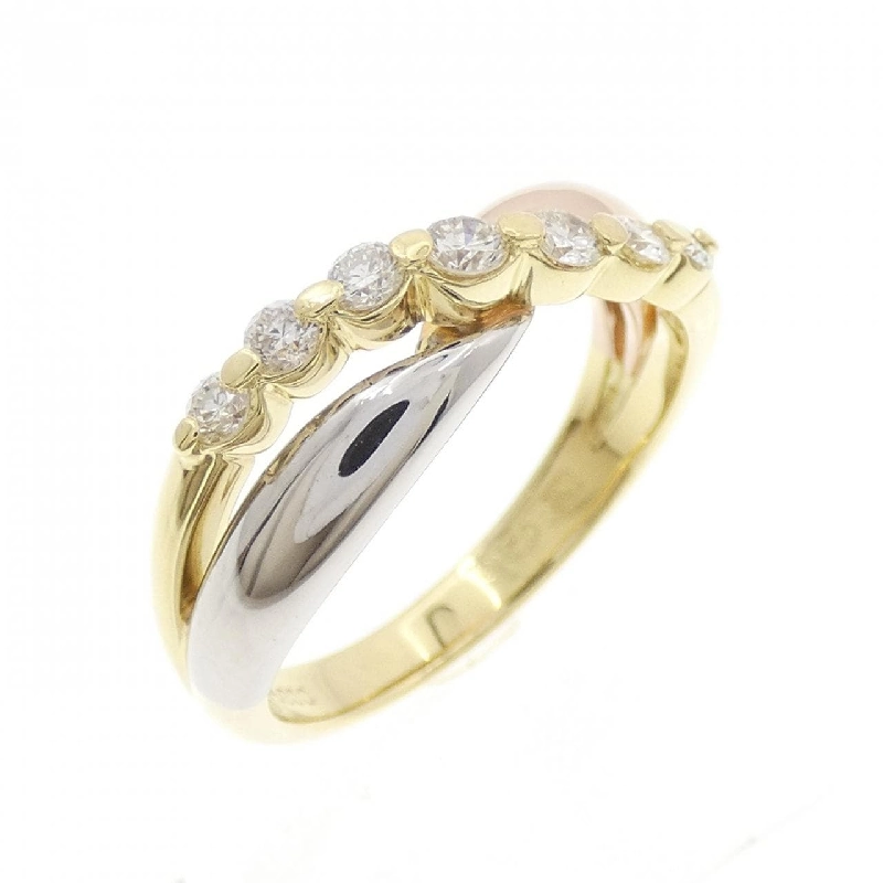 Nhẫn kim cương K18YG/PT900/K18PG 0.25CT - Hàng hiệu Authentic 854389