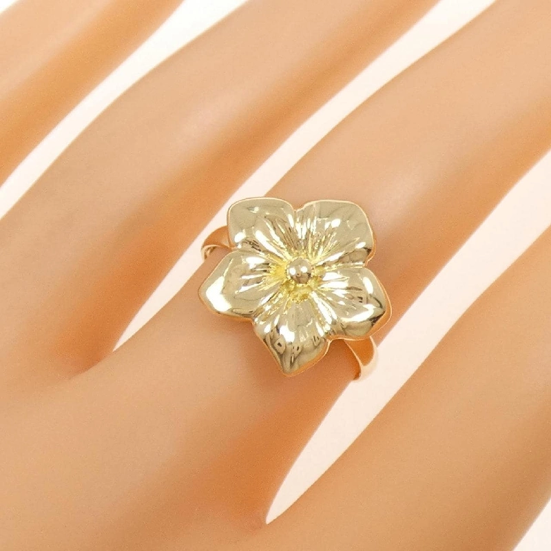 Nhẫn hoa K18YG 669734