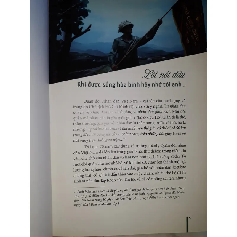 Khi được sống hòa bình hãy nhớ tới anh 598603