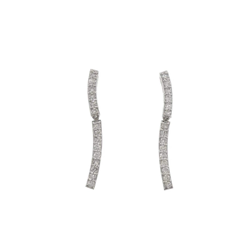 K18WG Bông tai kim cương 0.30CT - Hàng hiệu Chính hãng 870098