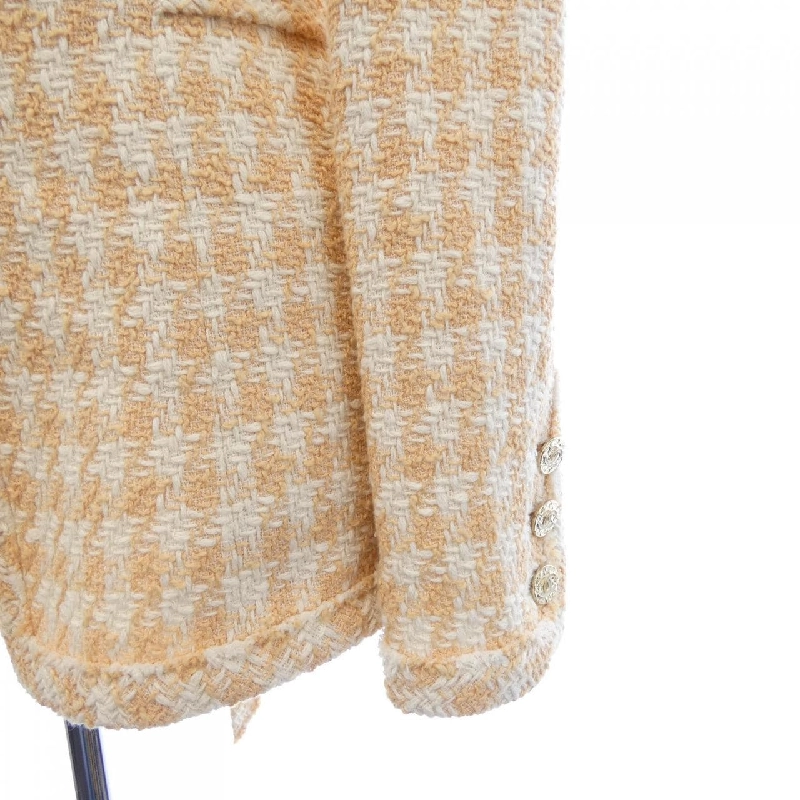 Áo khoác không cổ CHANEL P74854V66438 631127