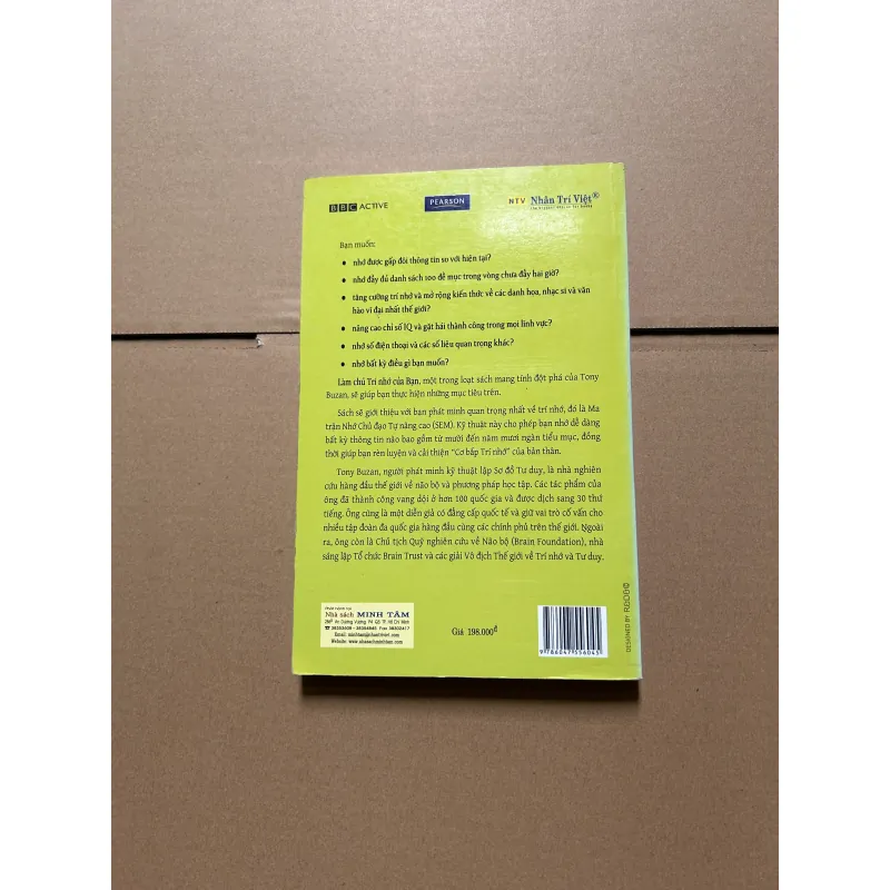 Làm chủ trí nhớ của bạn - Tony Buzan 746019