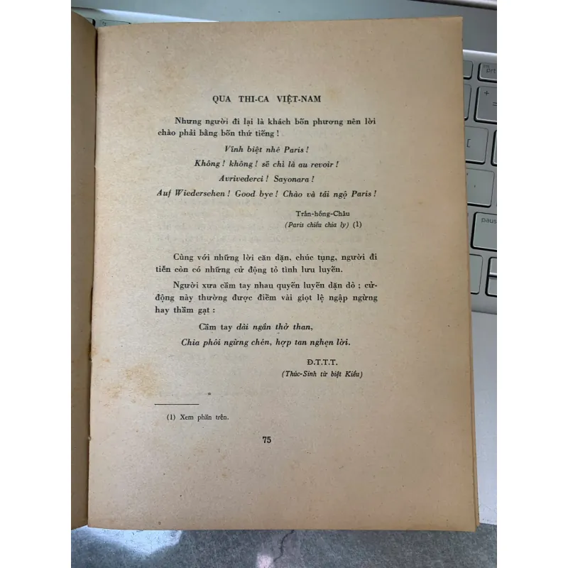 BIỆT LY QUA THI CA VIỆT NAM - NGUYỄN HỮU CHÌ 934196