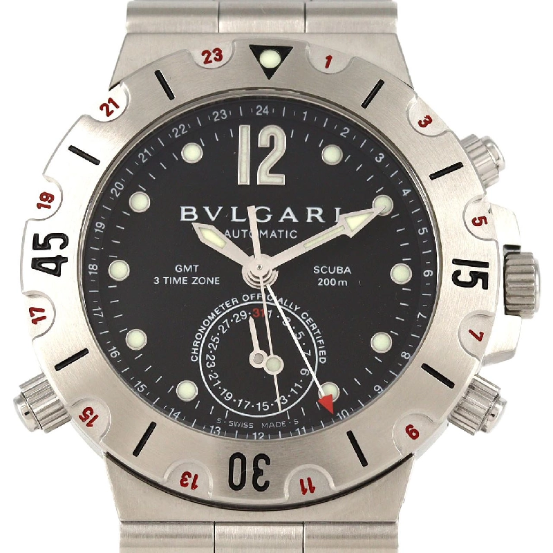 Đồng hồ Bulgari Scuba GMT SD38SGMT/SD38SSDGMT SS tự động - Hàng hiệu chính hãng 882070