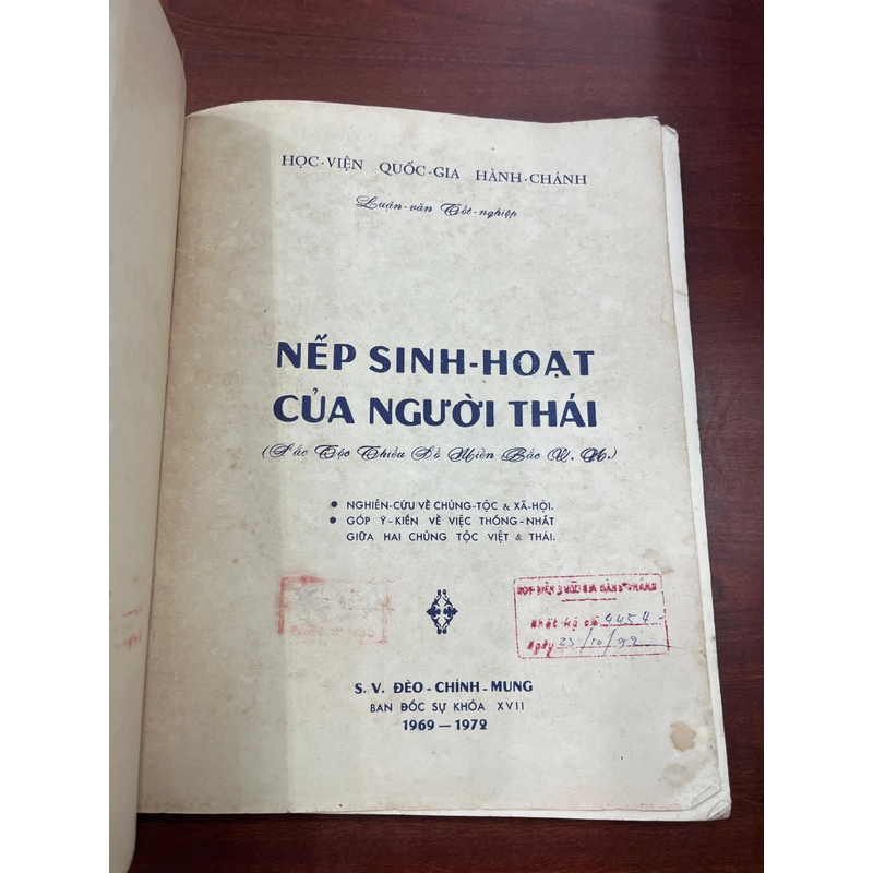 NẾP SINH - HOẠT CỦA NGƯỜI THÁI 385388