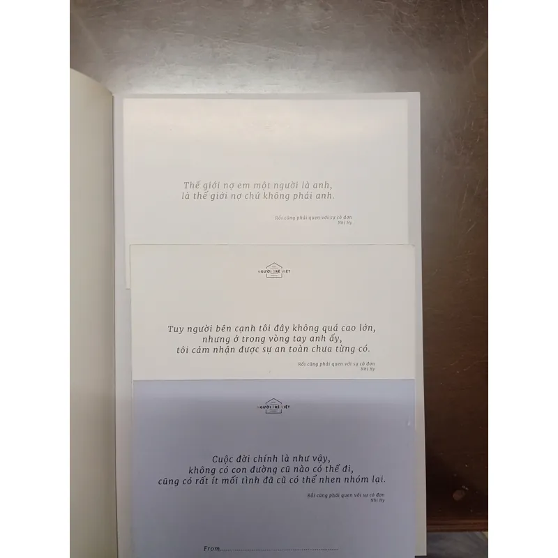 Rồi cũng phải quen với sự cô đơn - Sách cũ - Có postcard + bookmaed 642529