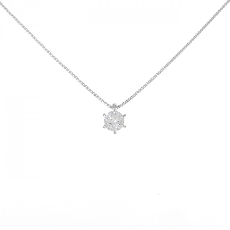 Dây chuyền kim cương Solitaire PT900/PT850 0.37CT - Hàng hiệu Chính hãng 861486