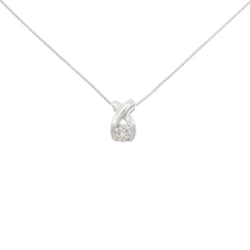 K18WG Dây chuyền kim cương 0.20CT - Hàng hiệu Chính hãng 856973