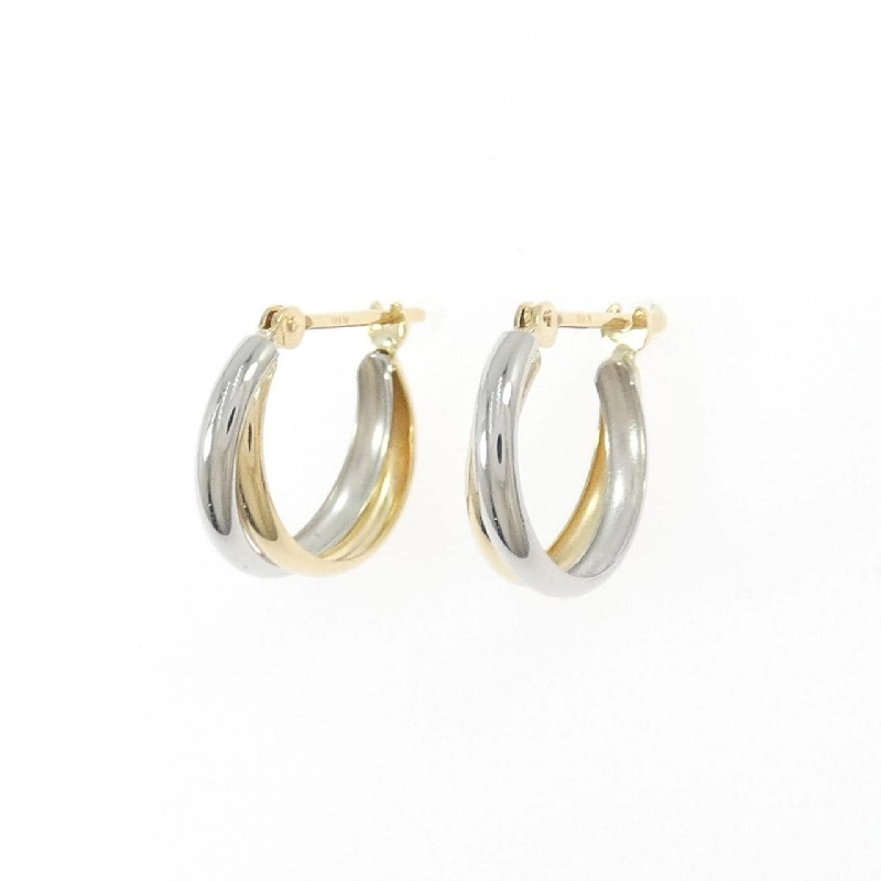 K18YG/PT900 Bông tai - Hàng hiệu Authentic 865864