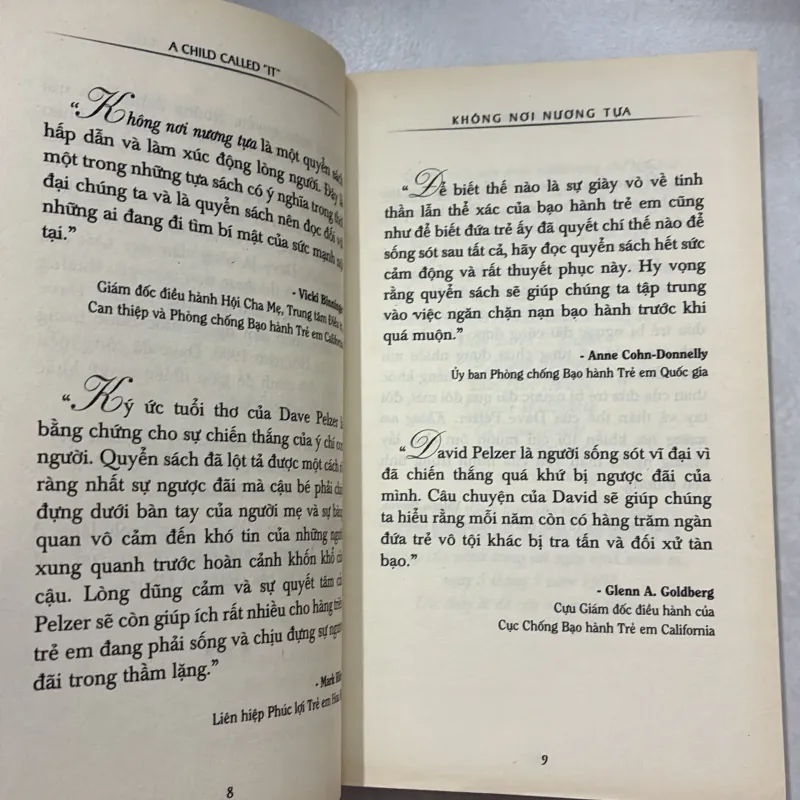 Không nơi nương tựa - Dave Pelzer (t01) 750979