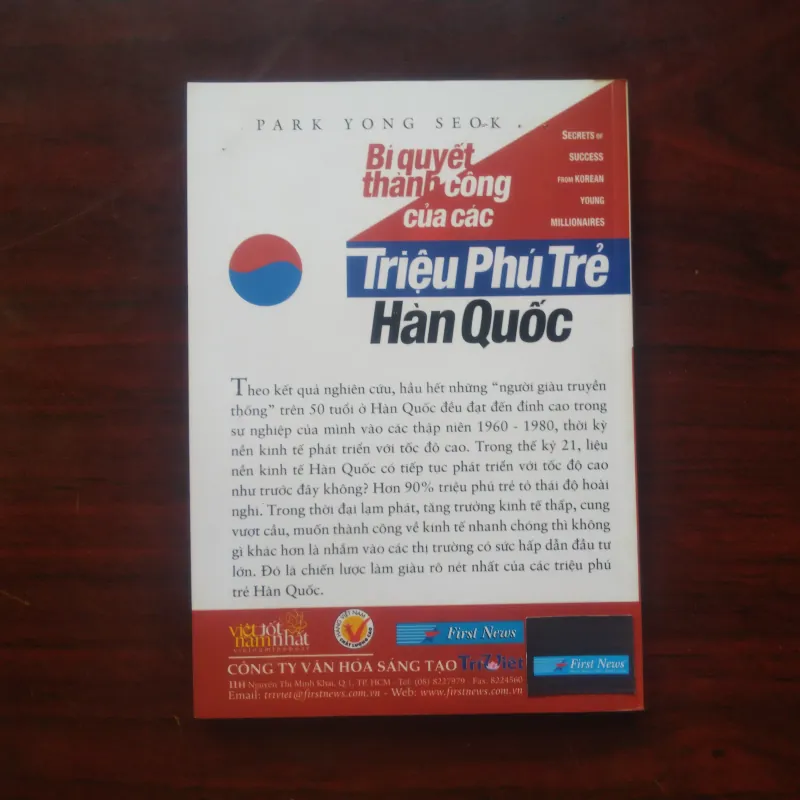 [Sách Kinh Doanh] Bí Quyết Thành Công Của Các Triệu Phú Trẻ Hàn Quốc (Park Yong Seok) 992342