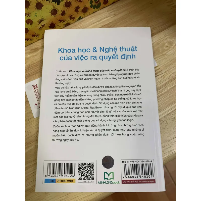 Khoa Học & Nghệ Thuật Của Việc Ra Quyết Định - Rex V. Brown 731581