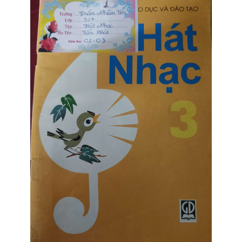 (TẶNG BOOKMARK) Hát nhạc lớp 3 GIÁO KHOA RBK0810 944803