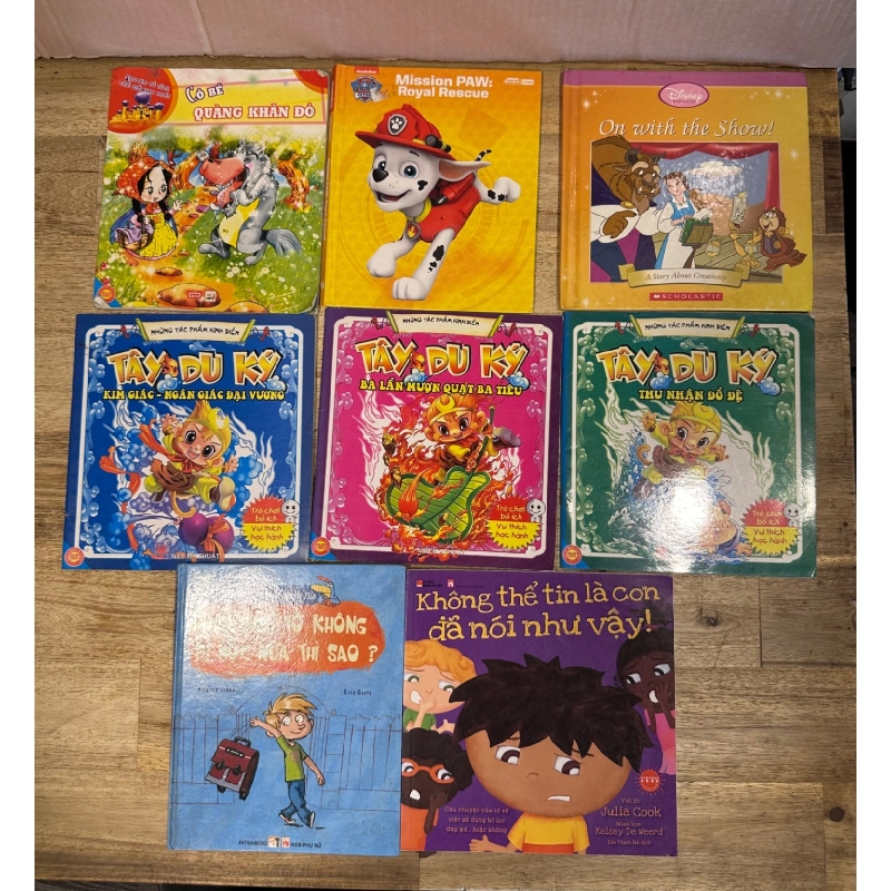 Combo 8 cuốn truyen thiếu nhi hay, bìa cứng + mềm, mới 60% SBM2108 916653