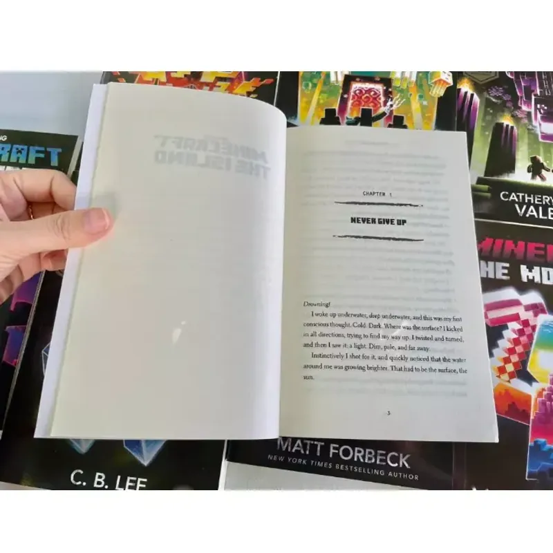 Truyện phiêu lưu - minecraft the island crash 13 cuốn 1029974