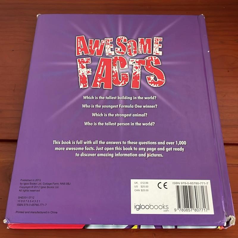 PICTURE BOOK Awesome facts 536142