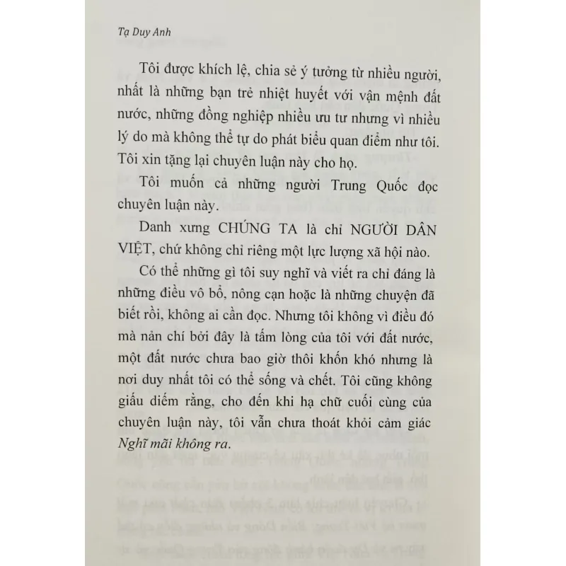 Sống với Trung Quốc (Tạ Duy Anh) 675678