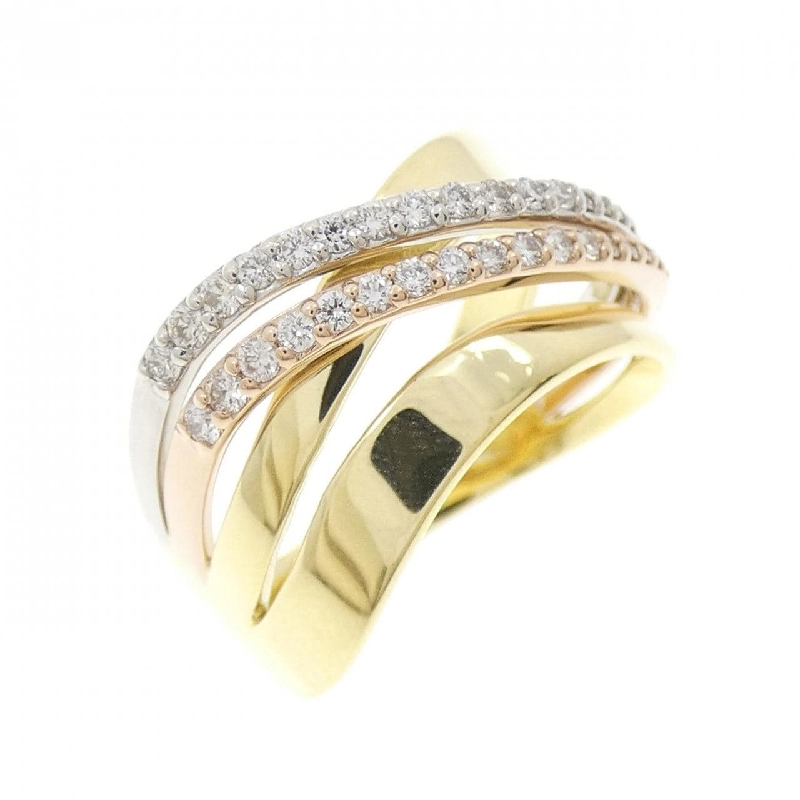 Nhẫn kim cương K18YG/K18PG/PT900 0.30CT - Hàng hiệu Authentic 854387